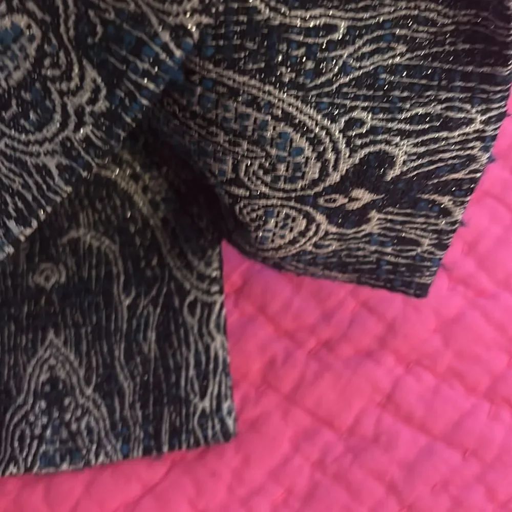 Oscar de la Renta Patterned Trousers, US10 - Picture 7 of 9